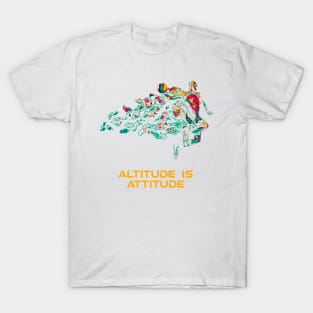 Basketball Altitude is Attitude Flow T-Shirt